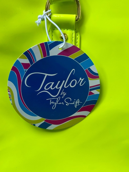 NEW Taylor Swift Wonderstruck Perfume Lime Green PVC Tote Bag - Picture 5 of 7
